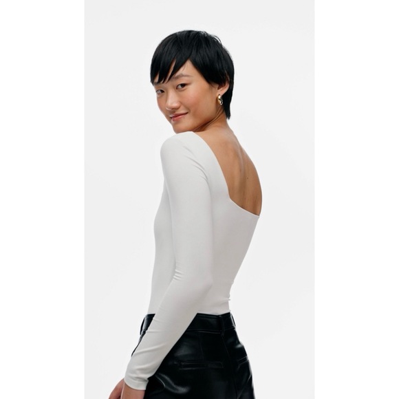 Babaton Aritzia White Bodysuit - Picture 5 of 14